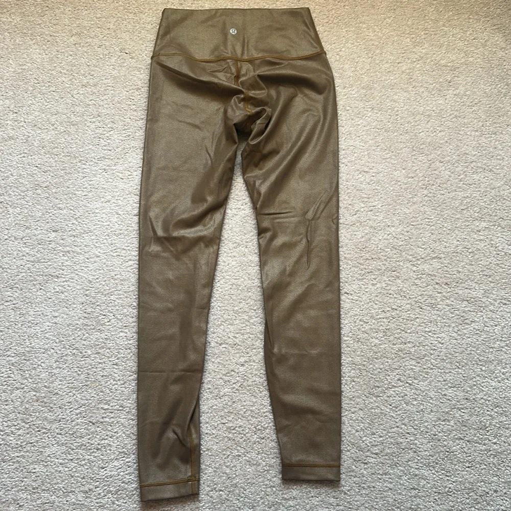 Gold/Brown Lululemon Leggings - Picture 8 of 14